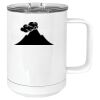 15 oz. White Vacuum Insulated Mug w/Slider Lid Thumbnail