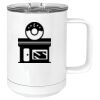 15 oz. White Vacuum Insulated Mug w/Slider Lid Thumbnail