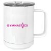 15 oz. White Vacuum Insulated Mug w/Slider Lid Thumbnail