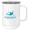15 oz. White Vacuum Insulated Mug w/Slider Lid Thumbnail
