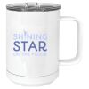 15 oz. White Vacuum Insulated Mug w/Slider Lid Thumbnail