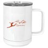 15 oz. White Vacuum Insulated Mug w/Slider Lid Thumbnail