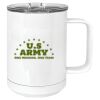 15 oz. White Vacuum Insulated Mug w/Slider Lid Thumbnail