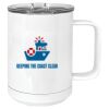 15 oz. White Vacuum Insulated Mug w/Slider Lid Thumbnail