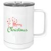 15 oz. White Vacuum Insulated Mug w/Slider Lid Thumbnail
