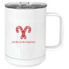 15 oz. White Vacuum Insulated Mug w/Slider Lid Thumbnail