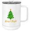 15 oz. White Vacuum Insulated Mug w/Slider Lid Thumbnail