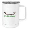 15 oz. White Vacuum Insulated Mug w/Slider Lid Thumbnail