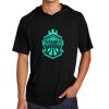 Tri Blend Wicking Short Sleeve Hoodie Thumbnail