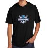 Tri Blend Wicking Short Sleeve Hoodie Thumbnail