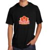 Tri Blend Wicking Short Sleeve Hoodie Thumbnail
