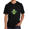 Tri Blend Wicking Short Sleeve Hoodie Thumbnail