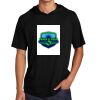 Tri Blend Wicking Short Sleeve Hoodie Thumbnail