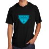 Tri Blend Wicking Short Sleeve Hoodie Thumbnail