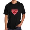 Tri Blend Wicking Short Sleeve Hoodie Thumbnail