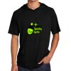 Tri Blend Wicking Short Sleeve Hoodie Thumbnail
