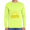 Cotton/Poly Long Sleeve Wicking T Shirt Thumbnail