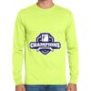 Cotton/Poly Long Sleeve Wicking T Shirt Thumbnail