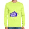 Cotton/Poly Long Sleeve Wicking T Shirt Thumbnail