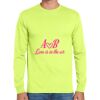 Cotton/Poly Long Sleeve Wicking T Shirt Thumbnail