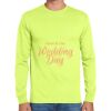 Cotton/Poly Long Sleeve Wicking T Shirt Thumbnail