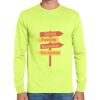 Cotton/Poly Long Sleeve Wicking T Shirt Thumbnail