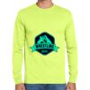Cotton/Poly Long Sleeve Wicking T Shirt Thumbnail