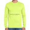 Cotton/Poly Long Sleeve Wicking T Shirt Thumbnail