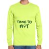 Cotton/Poly Long Sleeve Wicking T Shirt Thumbnail