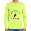 Cotton/Poly Long Sleeve Wicking T Shirt Thumbnail