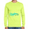 Cotton/Poly Long Sleeve Wicking T Shirt Thumbnail