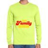 Cotton/Poly Long Sleeve Wicking T Shirt Thumbnail