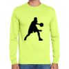Cotton/Poly Long Sleeve Wicking T Shirt Thumbnail