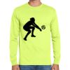 Cotton/Poly Long Sleeve Wicking T Shirt Thumbnail