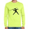 Cotton/Poly Long Sleeve Wicking T Shirt Thumbnail