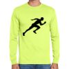 Cotton/Poly Long Sleeve Wicking T Shirt Thumbnail