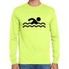 Cotton/Poly Long Sleeve Wicking T Shirt Thumbnail