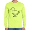 Cotton/Poly Long Sleeve Wicking T Shirt Thumbnail