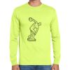 Cotton/Poly Long Sleeve Wicking T Shirt Thumbnail
