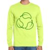 Cotton/Poly Long Sleeve Wicking T Shirt Thumbnail