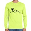 Cotton/Poly Long Sleeve Wicking T Shirt Thumbnail
