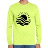 Cotton/Poly Long Sleeve Wicking T Shirt Thumbnail