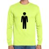 Cotton/Poly Long Sleeve Wicking T Shirt Thumbnail