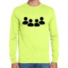 Cotton/Poly Long Sleeve Wicking T Shirt Thumbnail