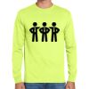 Cotton/Poly Long Sleeve Wicking T Shirt Thumbnail