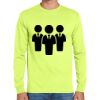 Cotton/Poly Long Sleeve Wicking T Shirt Thumbnail