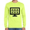 Cotton/Poly Long Sleeve Wicking T Shirt Thumbnail