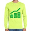 Cotton/Poly Long Sleeve Wicking T Shirt Thumbnail