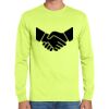 Cotton/Poly Long Sleeve Wicking T Shirt Thumbnail