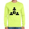 Cotton/Poly Long Sleeve Wicking T Shirt Thumbnail